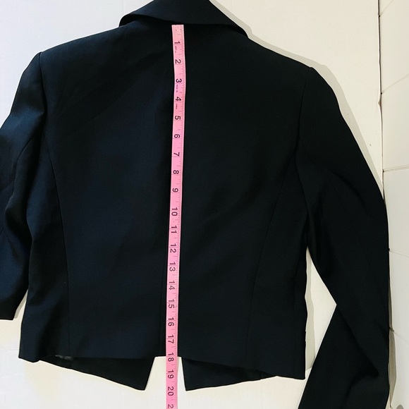 Generation Love Olivia double breasted crop blazer size 3 black - Picture 11 of 15